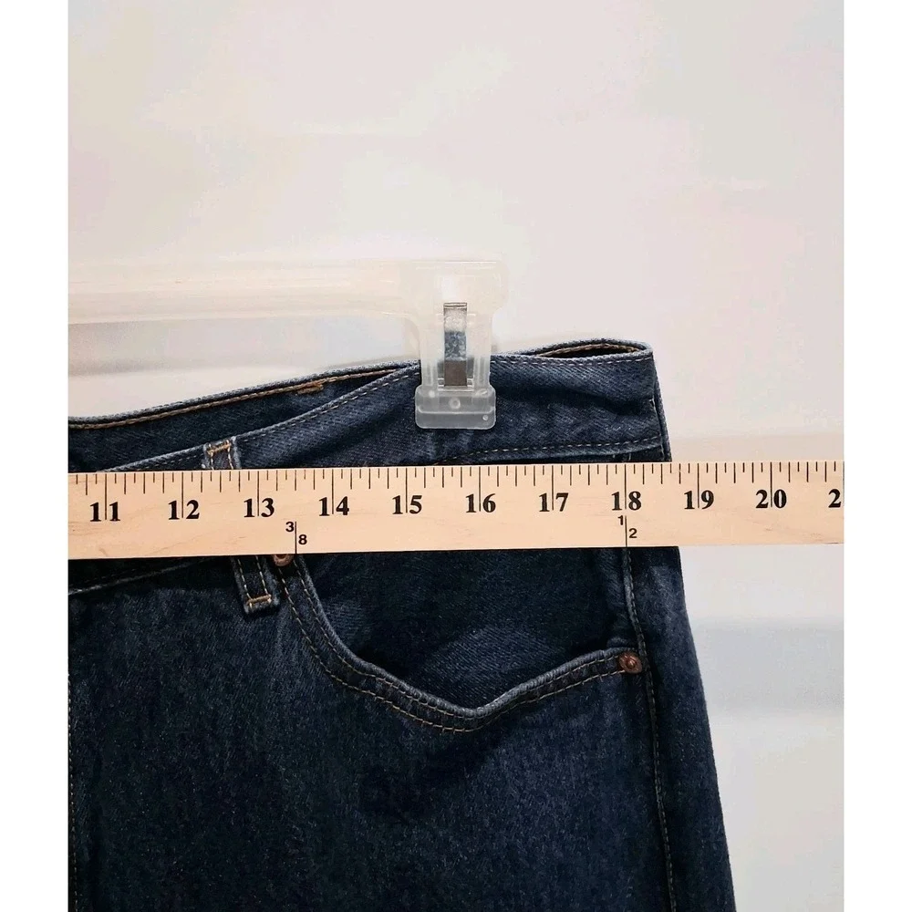 Levis 501 0000 Mens 40x32 Original Rigid Straight Fit Denim Jeans Dark Wash 2010